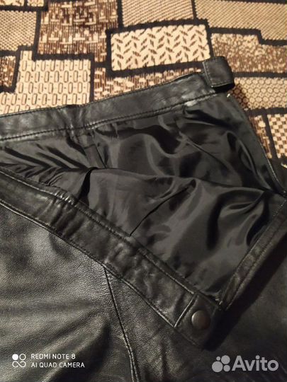 Шорты кожаные женские