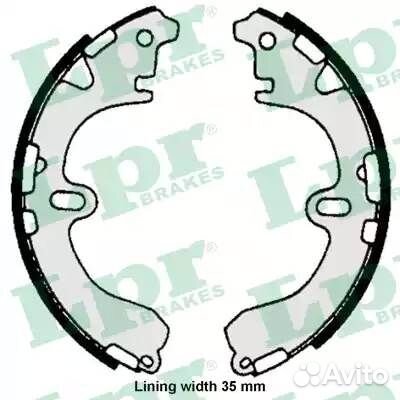 Колодки торм.бар.toyota corolla 87-02