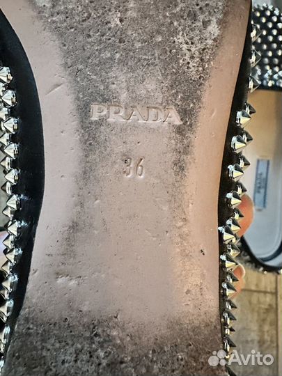 Лоферы Prada 36 оригинал