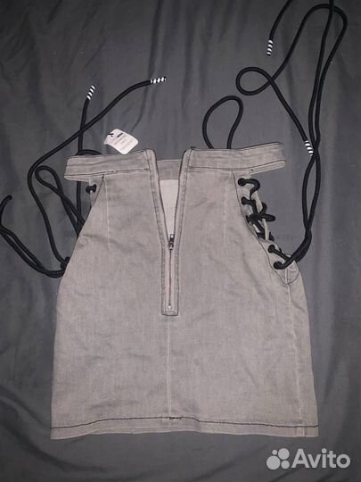 Комплект из топика и юбки от бренда Fashion Nova