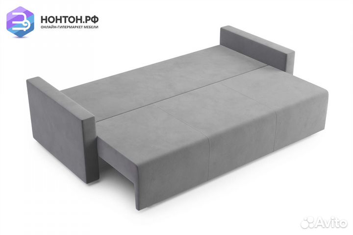 Диван еврокнижка Виена серый