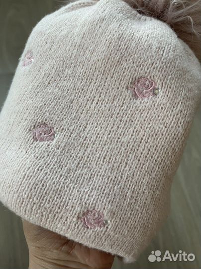 Комплект шапка и шарф для девочки