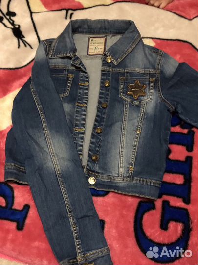 Джинсовка укороченная 42/44