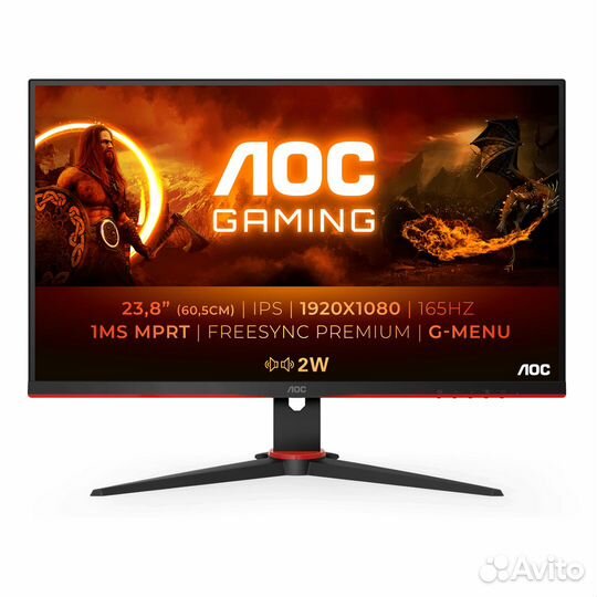 Б/У игровой монитор AOC gaming C24G2AE/BK 23.6