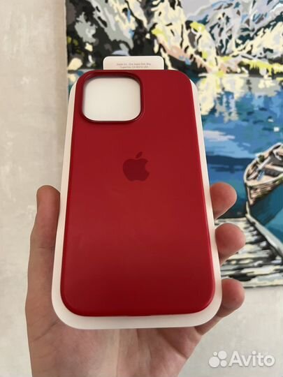 Чехол Silicone Case Red 13 pro оригинал