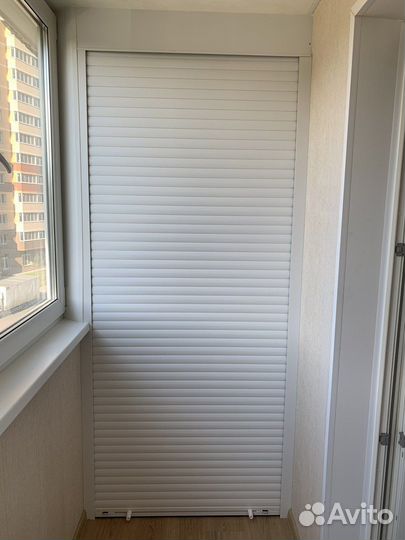 Шкаф с рольставнями на балкон на заказ с гарантией