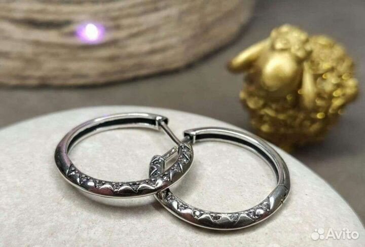 Серебряные серьги