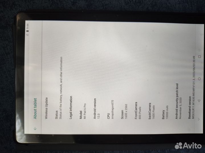 Планшет mi pad 6 pro копия