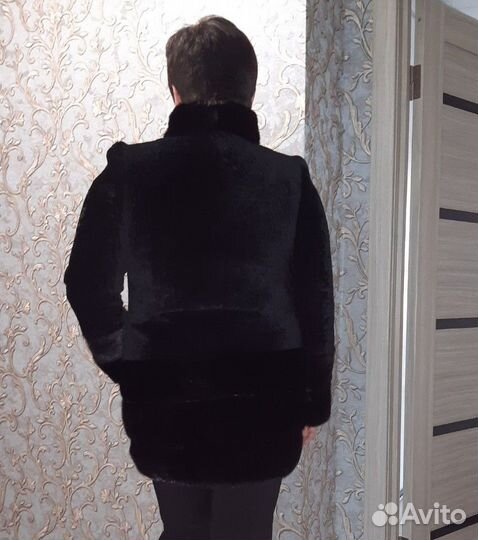Шуба норка, мутон