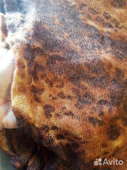 Отрезы трикотаж шерсть леопард, Италия