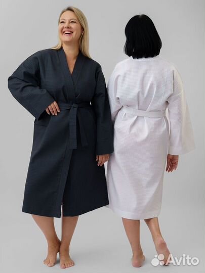 Халат банный вафельный Артикул 1703 - 1700
