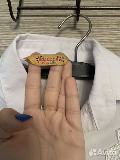 Рубашка белая для девочки