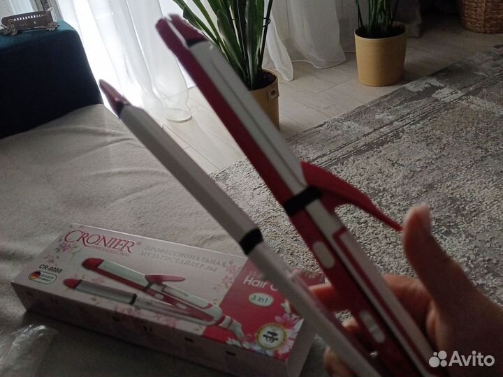 Выпрямитель для волос cr-8088, мультистайлер 3 в 1