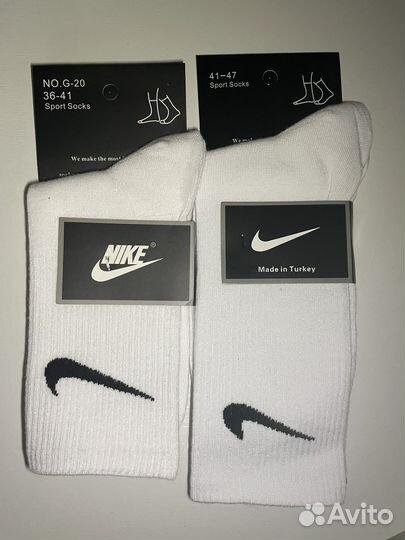 Носки nike высокие