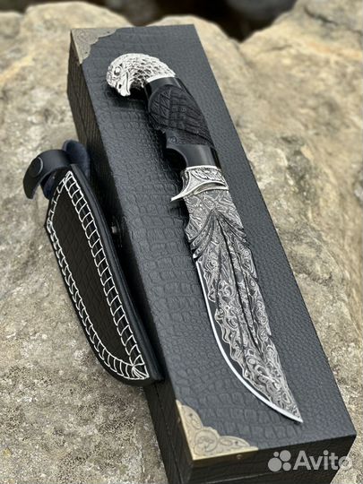 Нож из дамаска Орлан