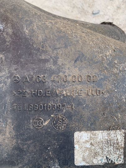 Дополнительный бак mercedes ml w163 amg