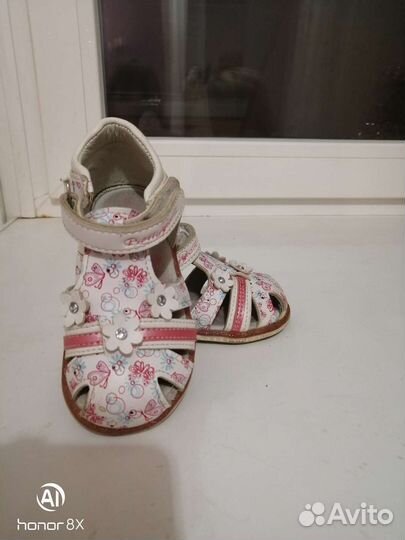 Сандали для девочки р. 22