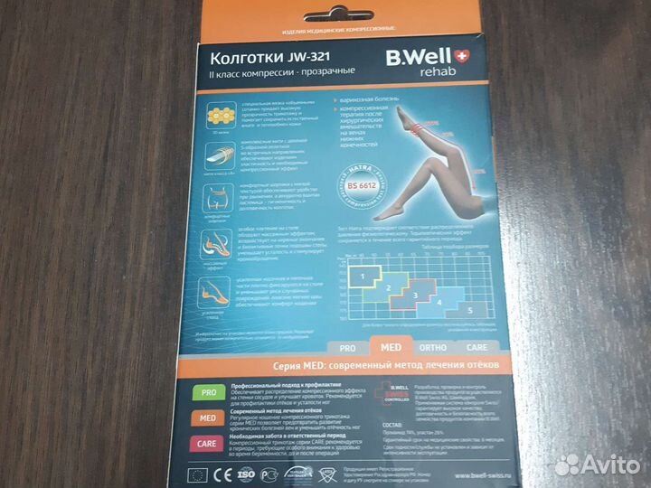 Компрессионные колготки 2 класс