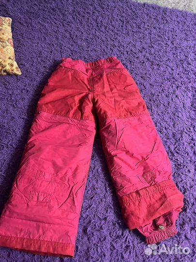 Болоневые штаны 116-122(горнолыжные штаны )