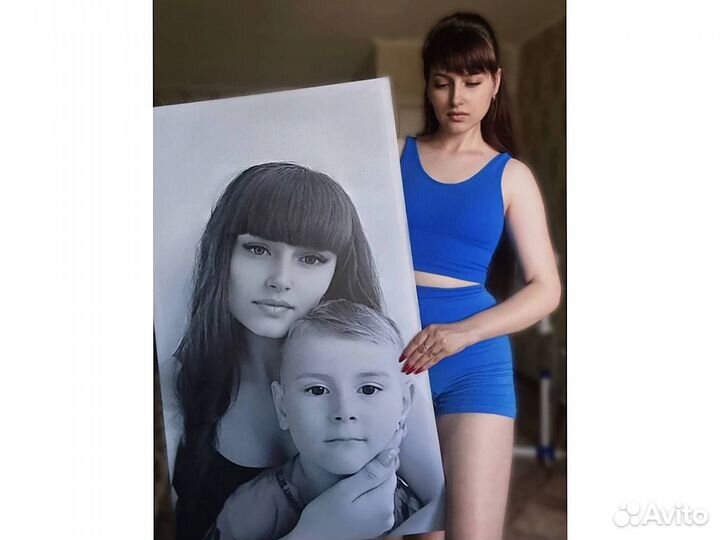 Портрет на холсте