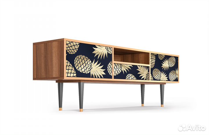 Тв-тумба T6 - Орех - Sunny Pineaple