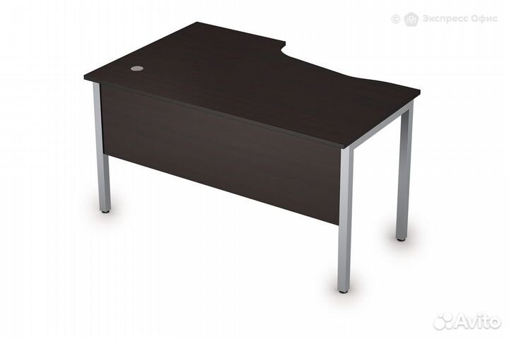 Стол письменный на металлокаркасе правый Стиль 2мд