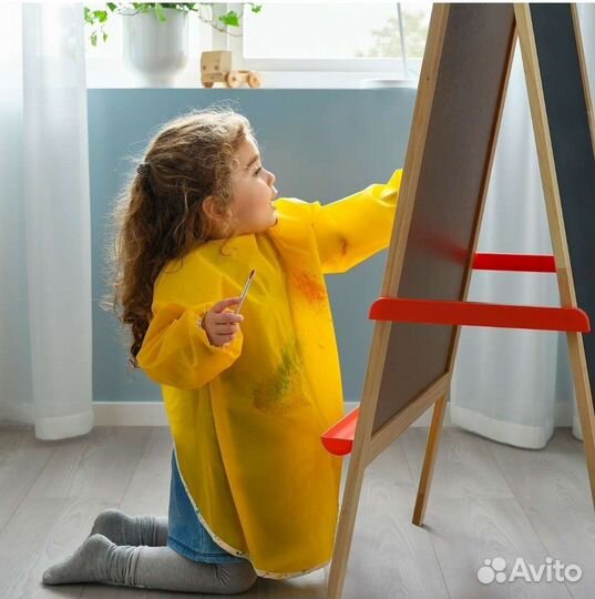 Икеа mala Фартук для рисования с рукавами новый