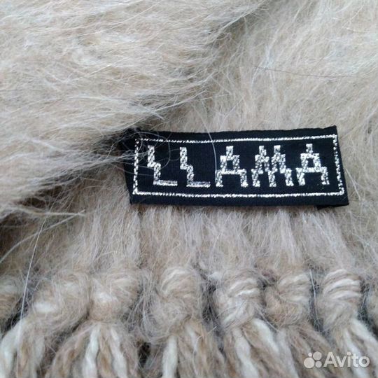 Шарф из шерсти ламы