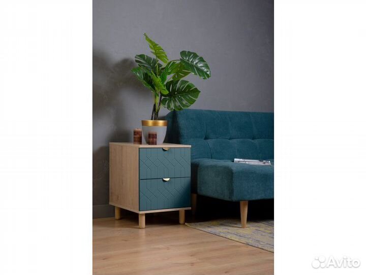 Тумба прикроватная Теджонс Deco Aquamarine