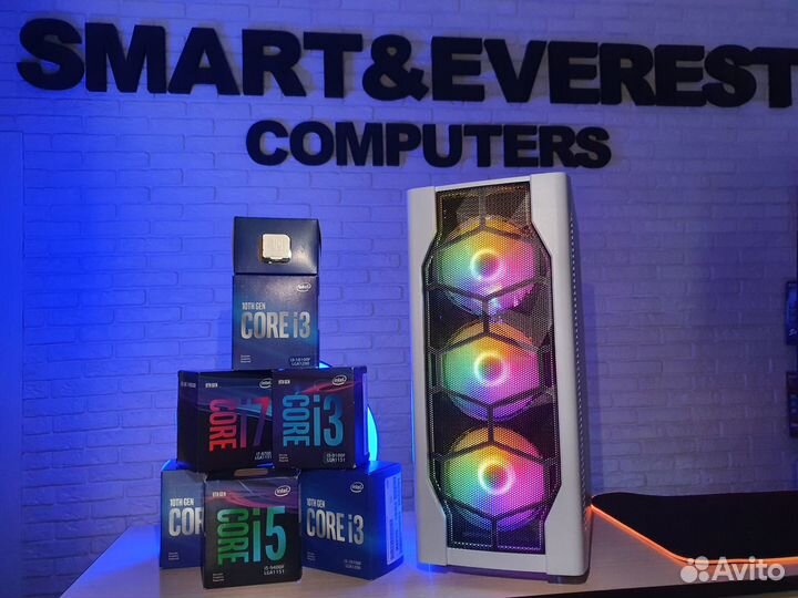 Быстрый игровой пк Core i5-10400F/8GB/RTX 3050 8GB