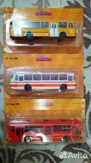 Наши автобусы от modimio 1:43