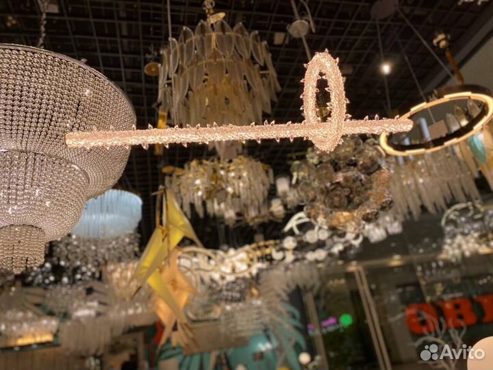 Люстра Дизайн цвет Хрусталь