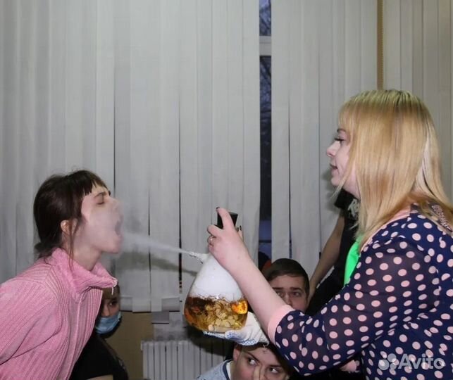 Научное химическое шоу для детей/аниматор