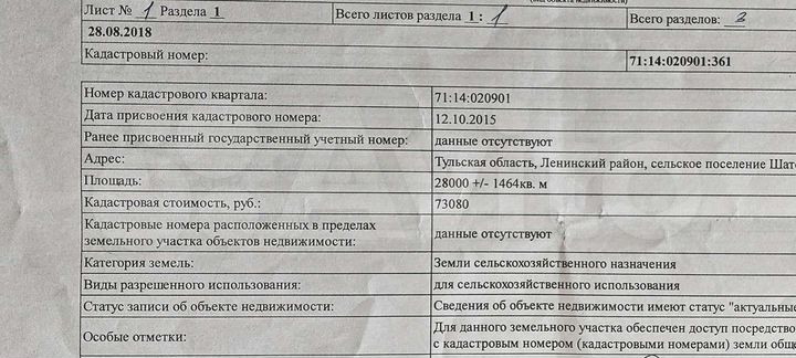 Участок 2,8 га (СНТ, ДНП)