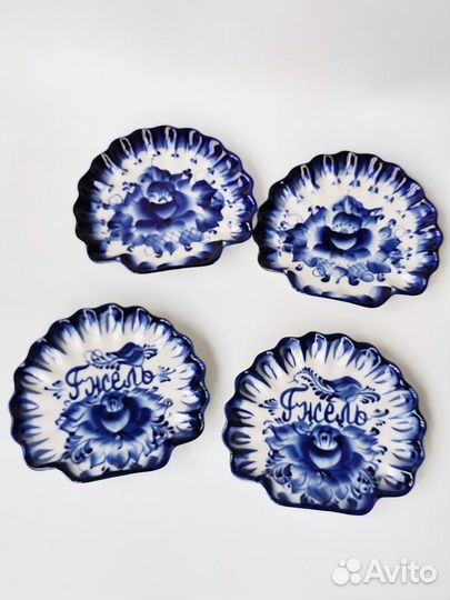 Шпротница/икорница гжель