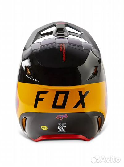 Кроссовый шлем Fox V1 Toxsyk Helmet, black (S)