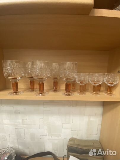 Фужеры хрустальные СССР,Олимпиада 80-х