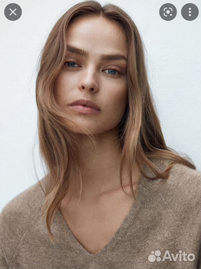 Massimo Dutti новый 100 кашемировый свитер XS