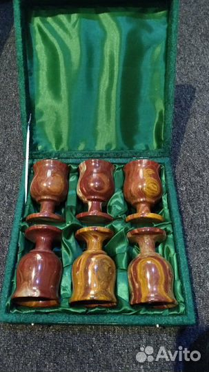 Рюмки из натурального оникса