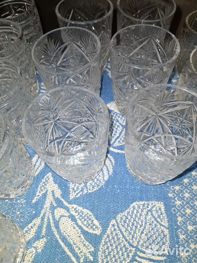 Стопки хрустальные СССР
