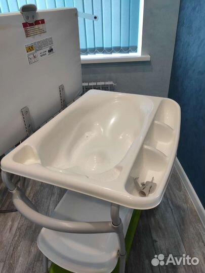 Ванночка и пеленальный столик