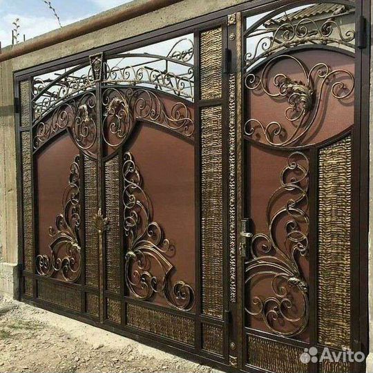 Металические ворота на заказ
