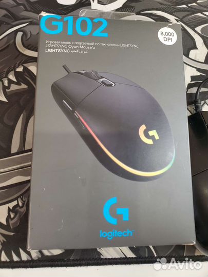 Игровая компьютерная мышь logitech G102 lightsync
