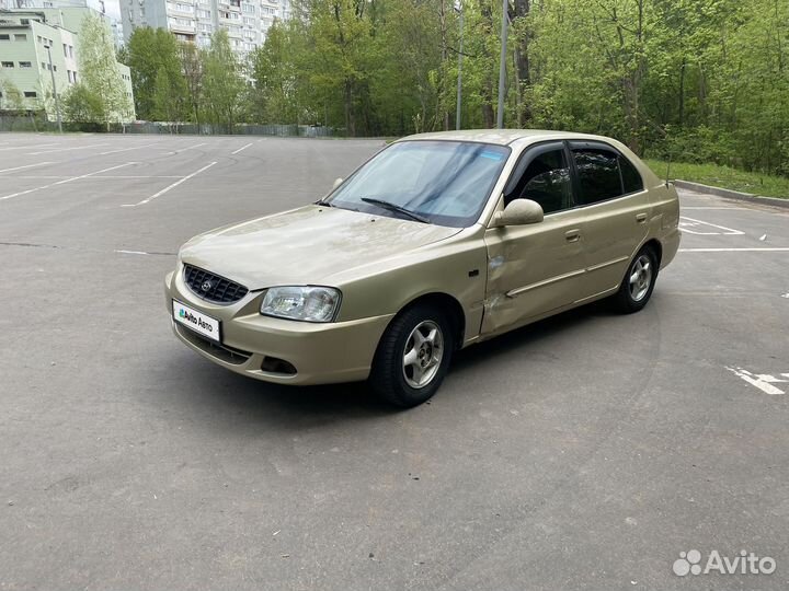 Hyundai Accent 1.5 МТ, 2002, 320 000 км