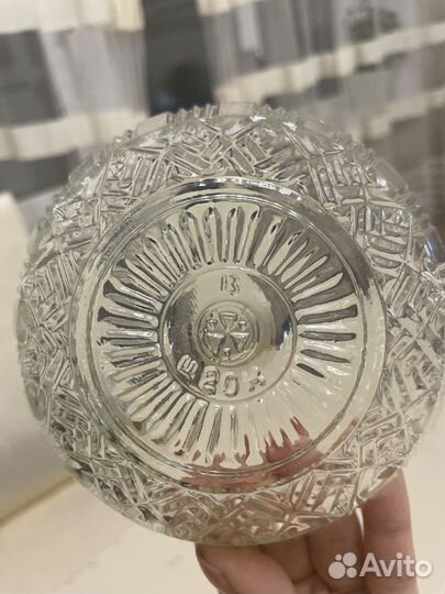 Вазочка СССР стекло