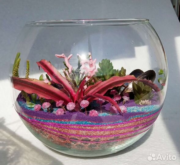 Флорариум Эксклюзив с футбольный мяч