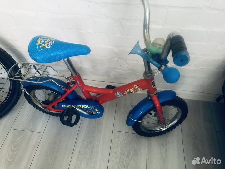 Детский велосипед Щенячий патруль