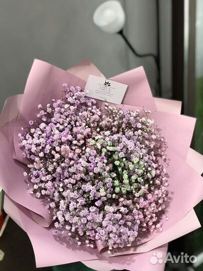 Букет из гипсафилы с бесплатной доставкой