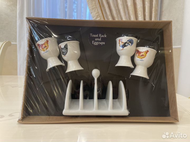 Подставки для тостов и яиц. Фарфор. Англия
