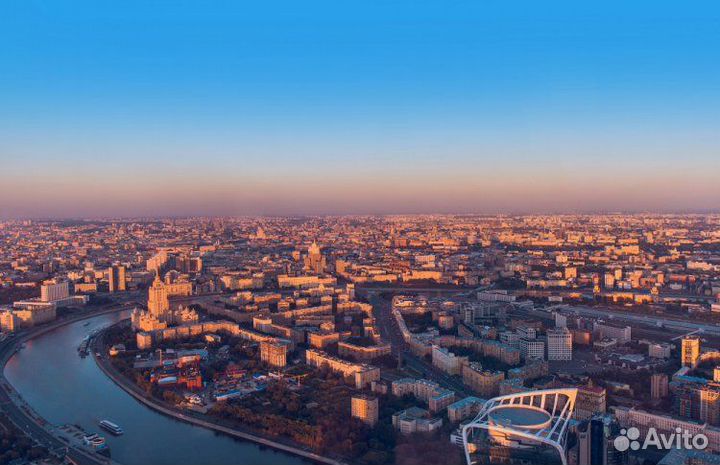 Панорама 360 в Москва Сити с мороженым, билет